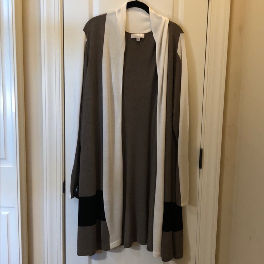 Color block cardigan plus 22/24